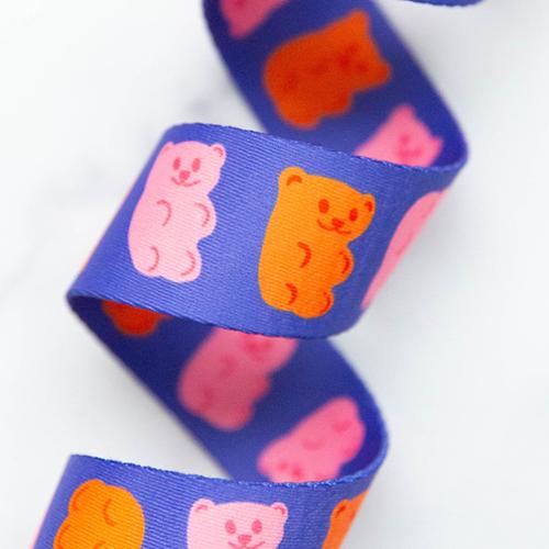 1.5" Gummy Bear Webbing in Royal Blue by Kimberly Kight