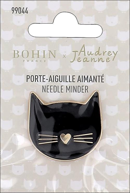 Black Cat Magnetic Needle Minder – Bohin x Audrey Jeanne