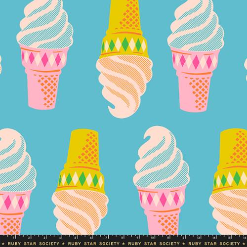 Sparkle Mart Cake Cone Dark Turquoise 108" Wideback - Ruby Star Society