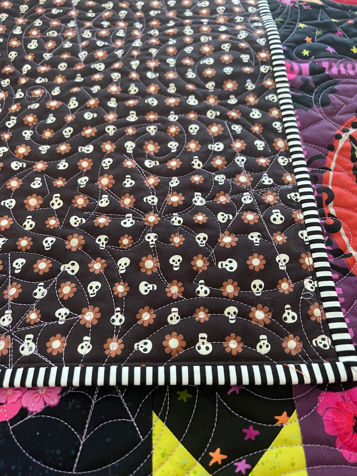 Hocus Pocus Halloween Panel Quilt Kit - Top Only