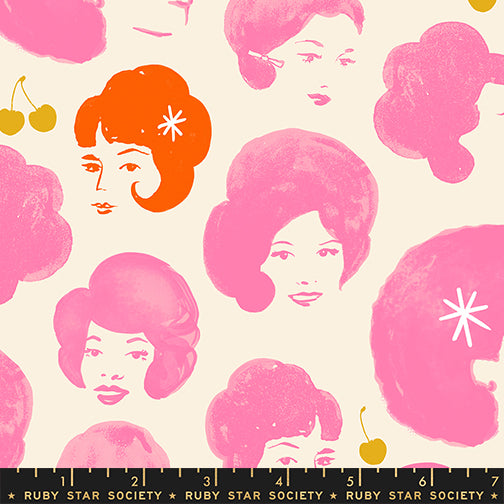 Dottie's Friends June — Ruby Star Society Sparkle Mart Quilting Cotton by Melody Miller