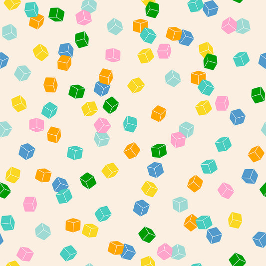 Eye Candy Cuby Natural ( Ruby Star Society ) cotton quilting fabric