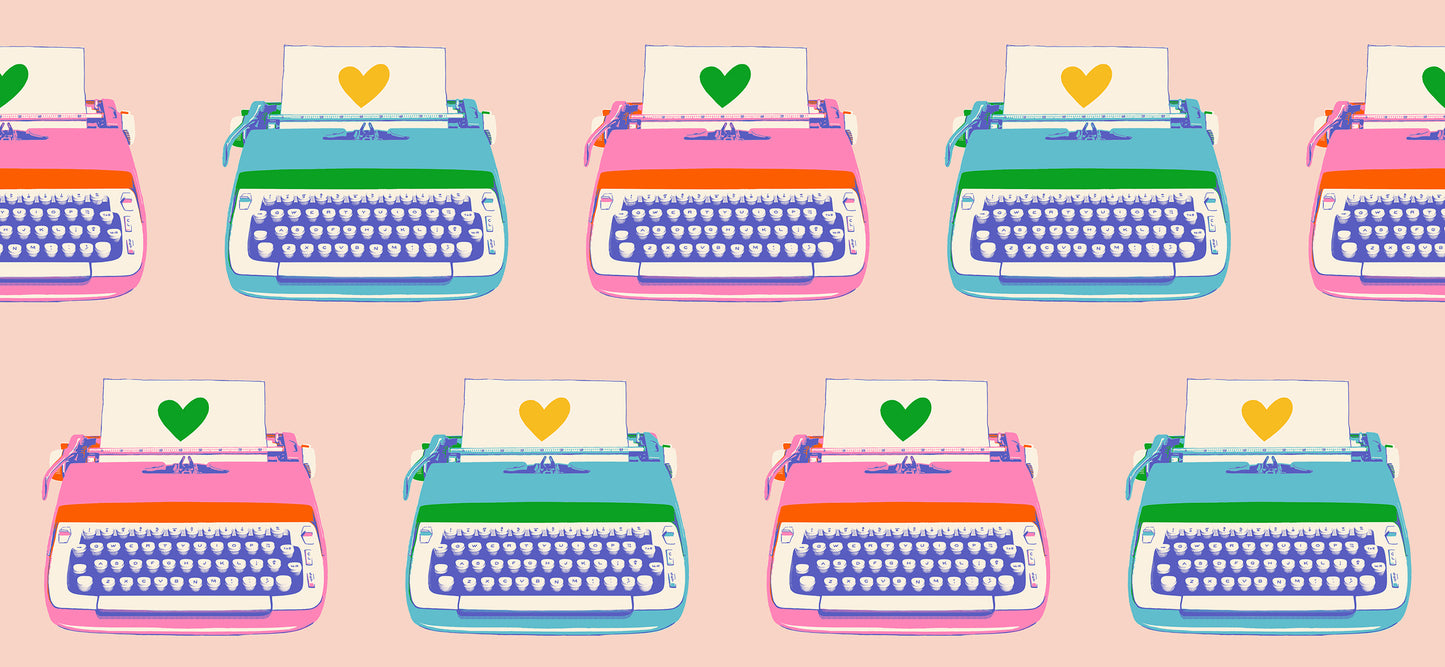 Best Day Ever - Typewriter - Vintage Pink RS0104 13