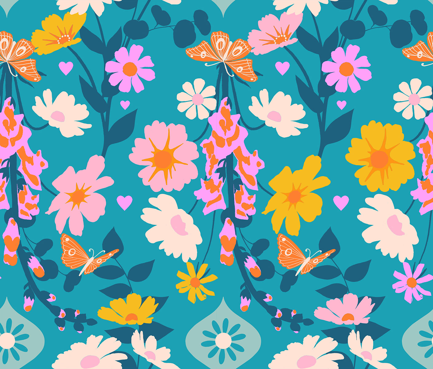 Best Day Ever - Floral - Summer Sky RS0106 15