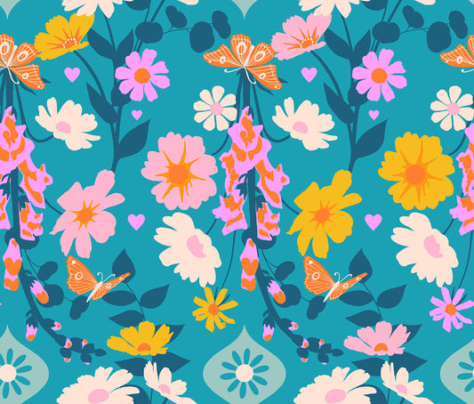 Best Day Ever - Floral - Summer Sky RS0106 15