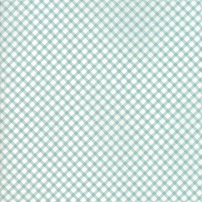 Amberley Hometown Sky ( Green, Prints, Gingham ) cotton quilting fabric