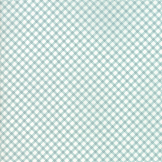 Amberley Hometown Sky ( Green, Prints, Gingham ) cotton quilting fabric