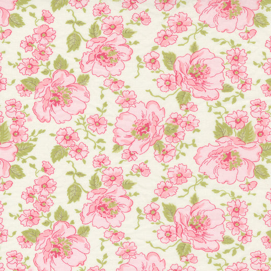 Grace Princess and Porcelain ( PINK ) cotton quilting fabric