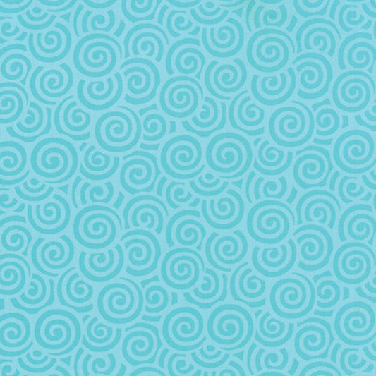 Hi-De-Ho Aqua ( GREEN ) cotton quilting fabric