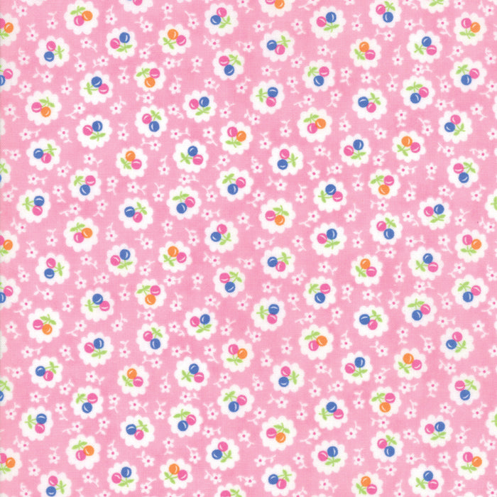 Badda Bing Cherries - Pink ( Pink, Cherries, Prints ) cotton quilting fabric