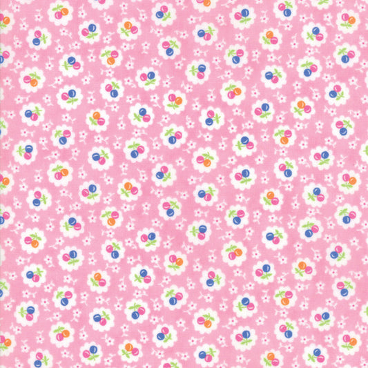 Badda Bing Cherries - Pink ( Pink, Cherries, Prints ) cotton quilting fabric
