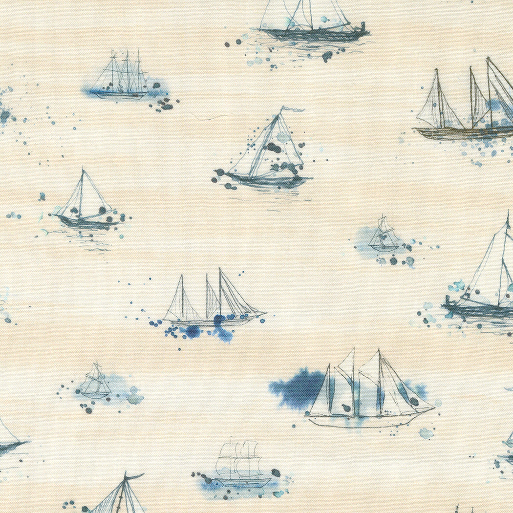 Longshore Marine Flag ( Nautical ) cotton quilting fabric
