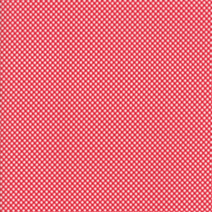 Cottontail Cottage  ( RED ) cotton quilting fabric
