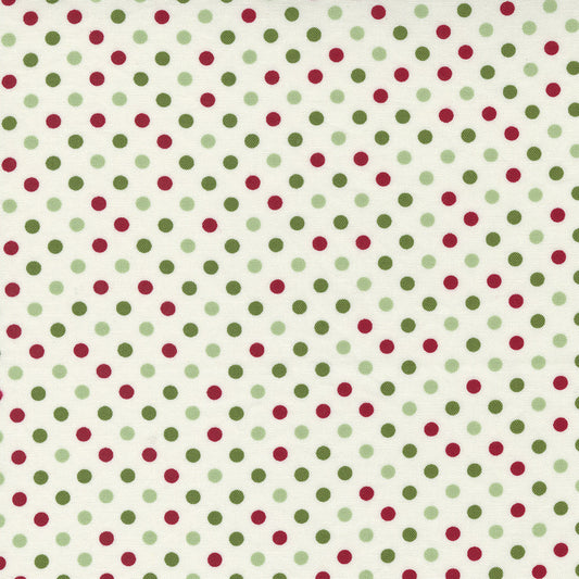 I Believe in Angels Dots - Multi ( Winter Holiday, Dots ) cotton quilting fabric