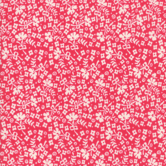 Cheeky Rose ( Red, Prints ) cotton quilting fabric