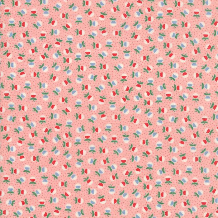30s Playtime Petal ( Pink, Flowers, Prints ) cotton quilting fabric