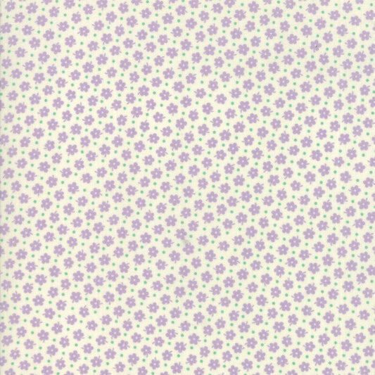 30s Playtime Lavender Floral ( Purple, Flowers, Prints ) cotton quilting fabric