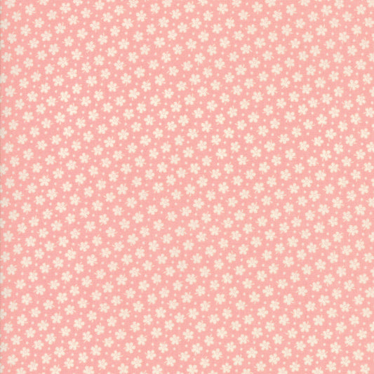 30s Playtime Pink Floral ( Pink, Flowers, Prints ) cotton quilting fabric