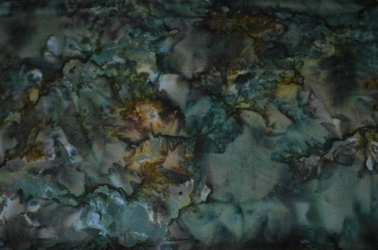 Tropical Punch Batiks green ( BATIKS ) cotton quilting fabric