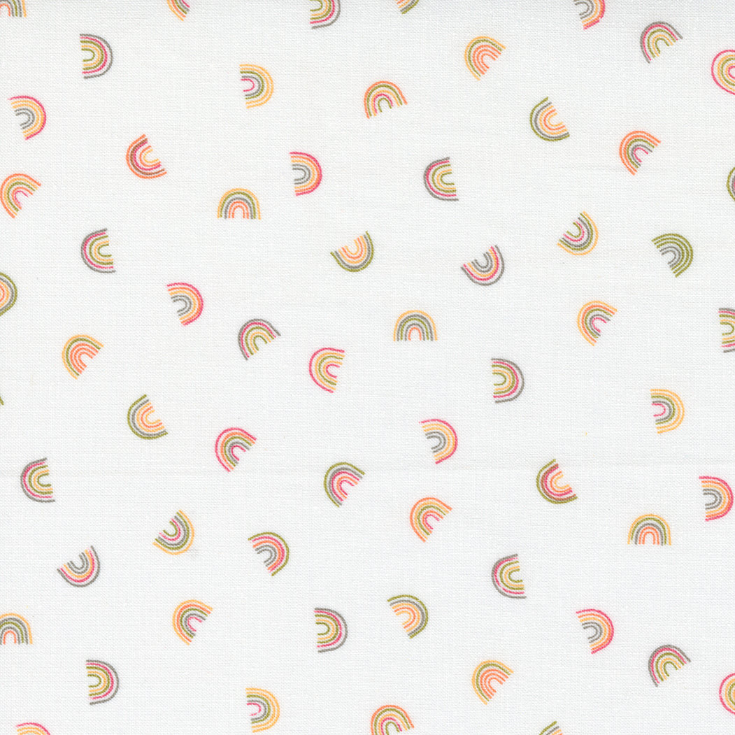 Renew Rainbow ( Rainbow ) cotton quilting fabric