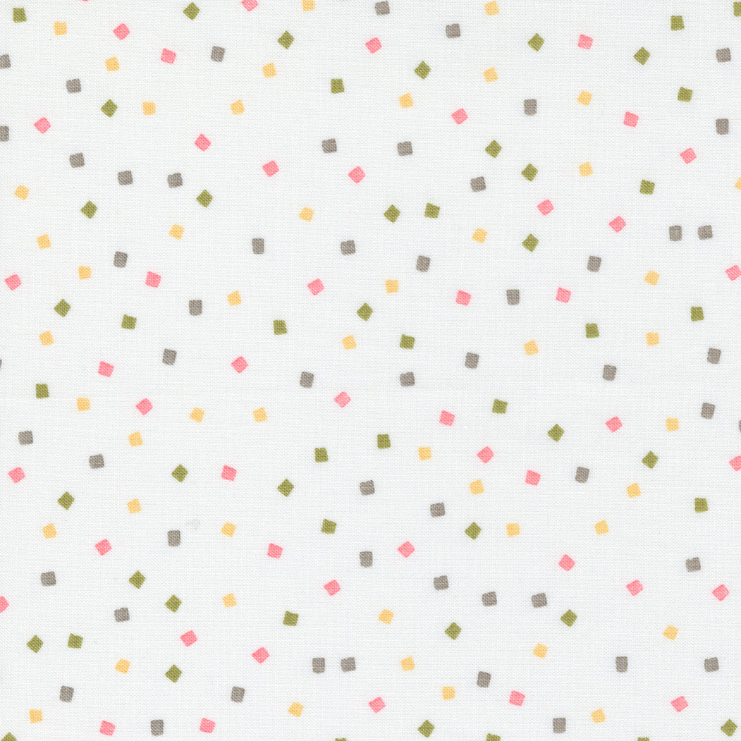 Renew Confetti - Rainbow ( Rainbow, Dots ) cotton quilting fabric