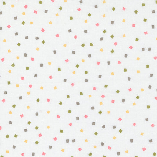 Renew Confetti - Rainbow ( Rainbow, Dots ) cotton quilting fabric