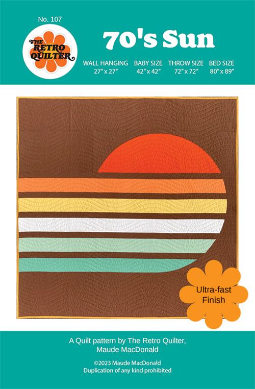 70's Sun - The Retro Quilter