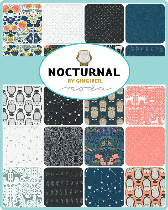 Nocturnal - Fat Quarter Bundle by Gingiber