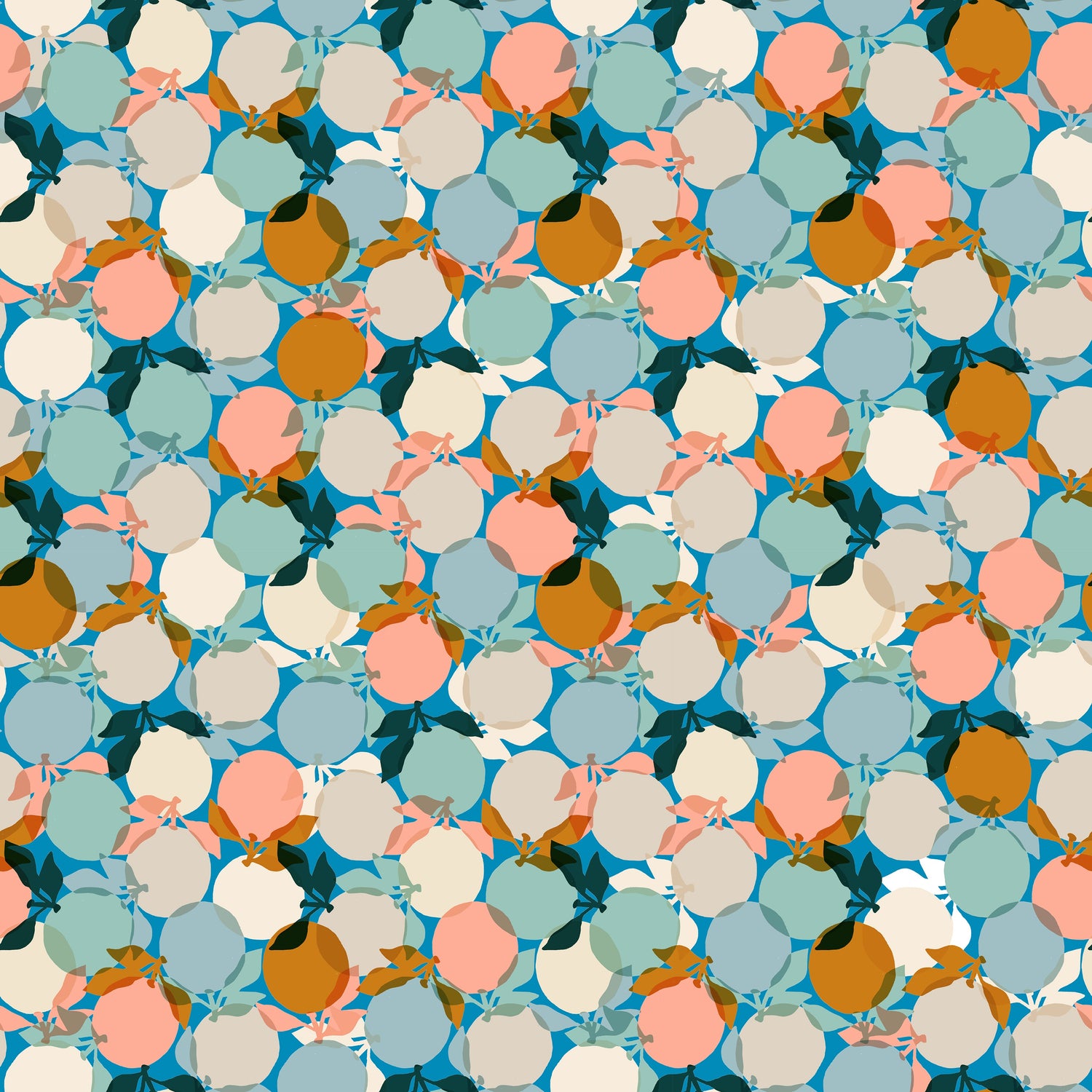 Clementine Clementine - Bright Blue ( Ruby Star Society ) cotton quilting fabric