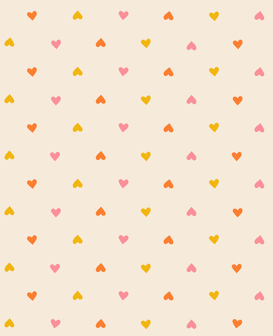 Juicy Hearts - Multi ( Ruby Star Society ) cotton quilting fabric
