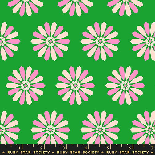 Freshly Picked Deep Verdant — Ruby Star Society Sparkle Mart Quilting Cotton by Melody Miller