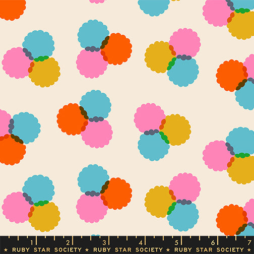 Puffs Natural — Ruby Star Society Sparkle Mart Quilting Cotton by Melody Miller