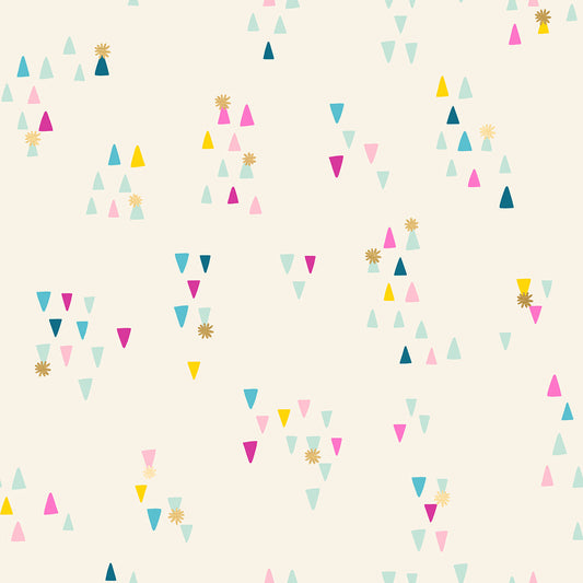 Birthday Buttercream - Metallic ( Ruby Star Society ) cotton quilting fabric