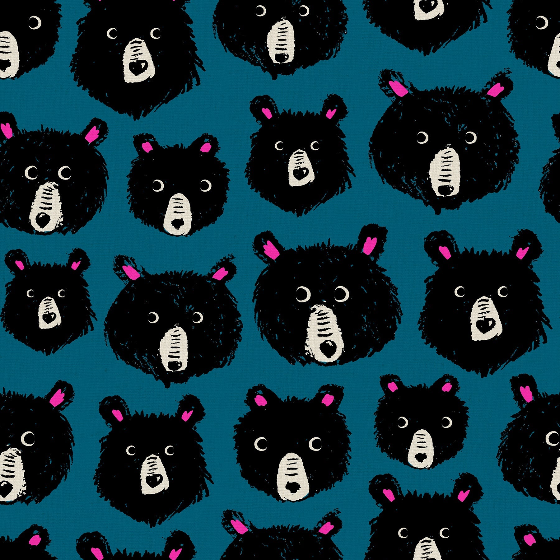 Teddy and the Bears Teddy And The Bears - Thunder ( Ruby Star Society ) cotton quilting fabric