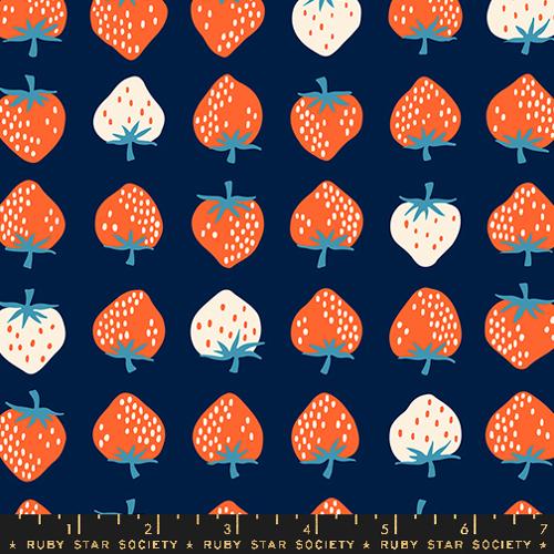 Strawberry - Navy - Kimberly Kight - Ruby Star Society
