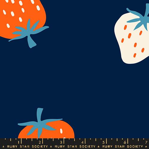Strawberry - Navy - Wideback - Ruby Star Society