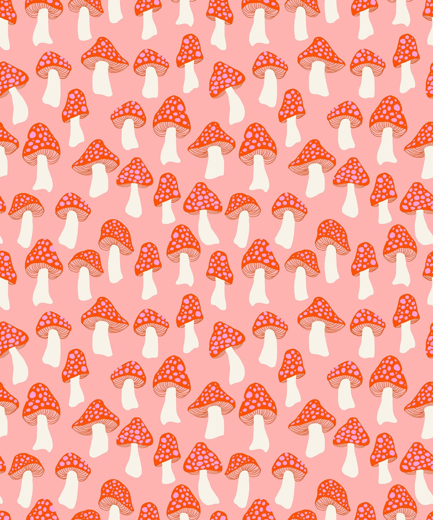 Darlings 2 Mushrooms - Peach Fizz ( Ruby Star Society ) cotton quilting fabric