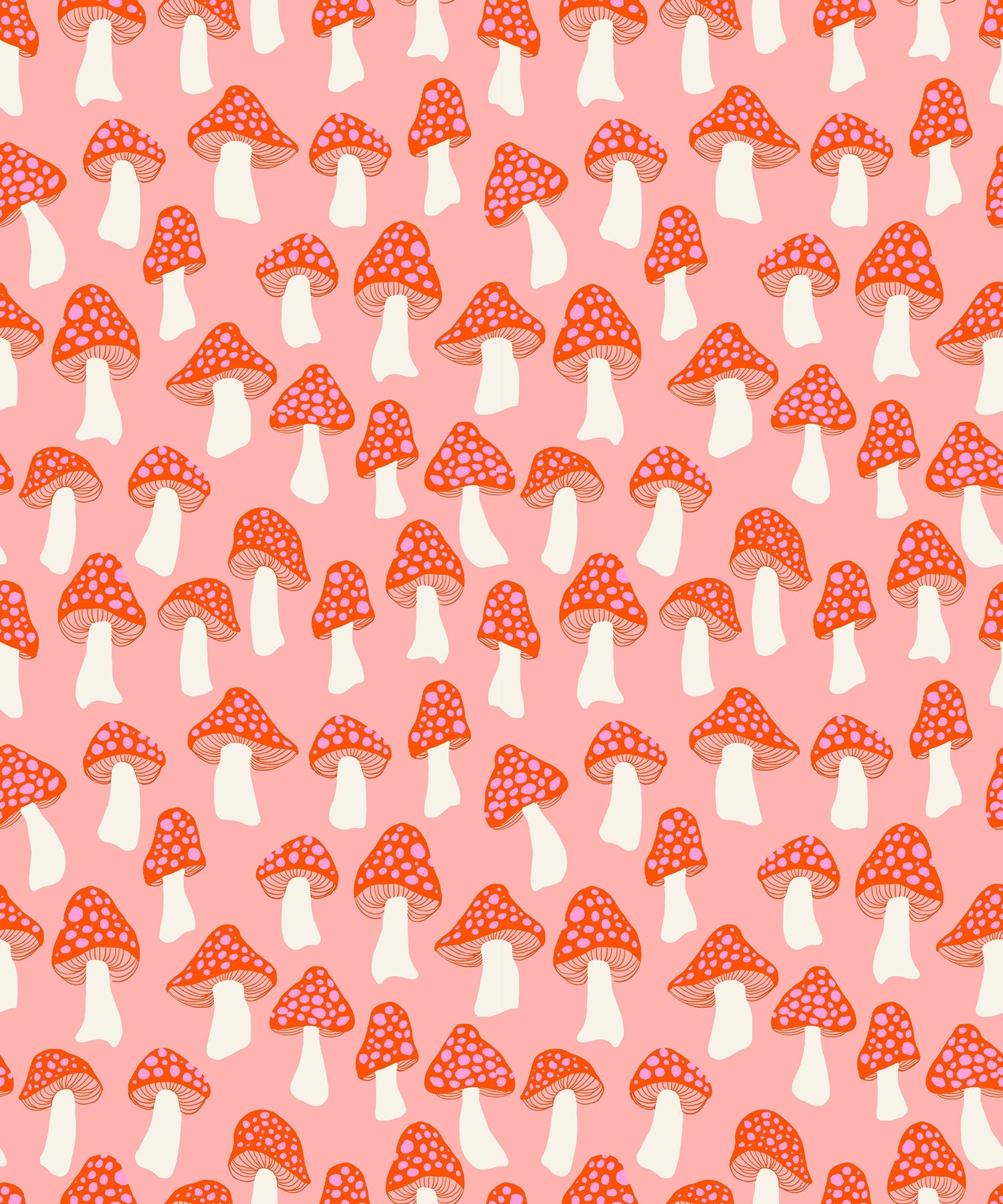 Darlings 2 Mushrooms - Peach Fizz ( Ruby Star Society ) cotton quilting fabric