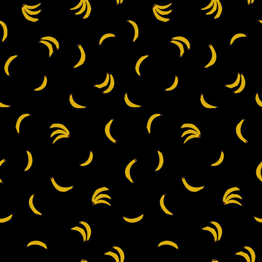 Darlings 2 Nanners - Black ( Ruby Star Society ) cotton quilting fabric