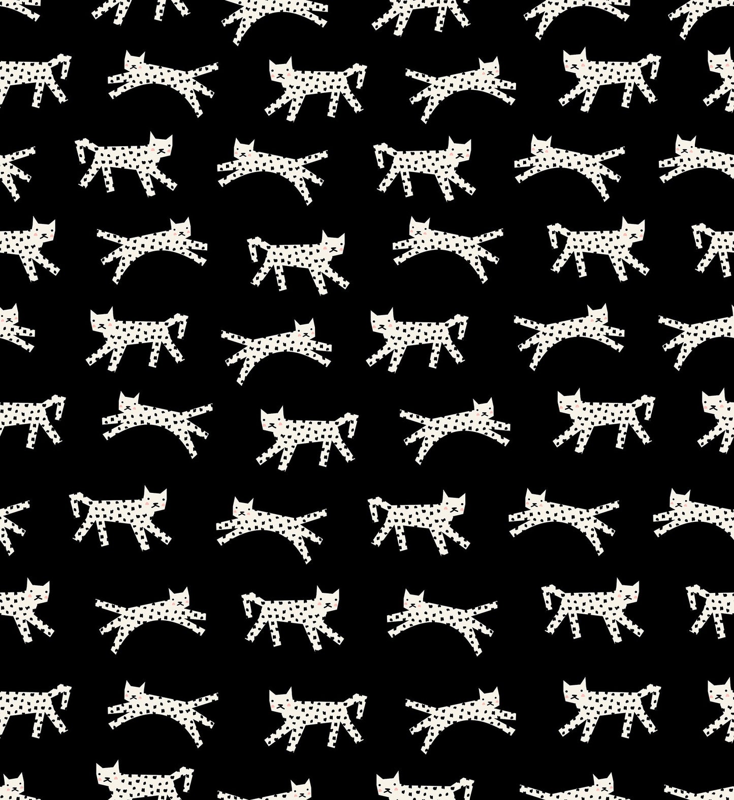 Darlings 2 Snow Leopard - Black ( Ruby Star Society ) cotton quilting fabric