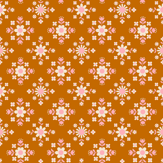 Darlings 2 Florametry - Saddle ( Ruby Star Society ) cotton quilting fabric