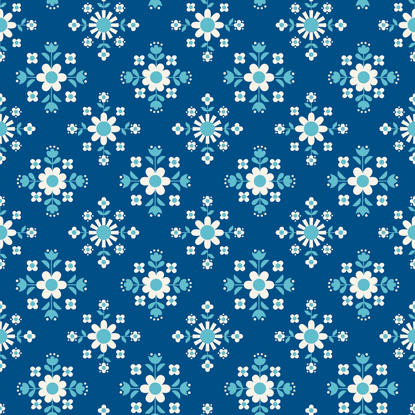 Darlings 2 Florametry - Bluebell ( Ruby Star Society ) cotton quilting fabric