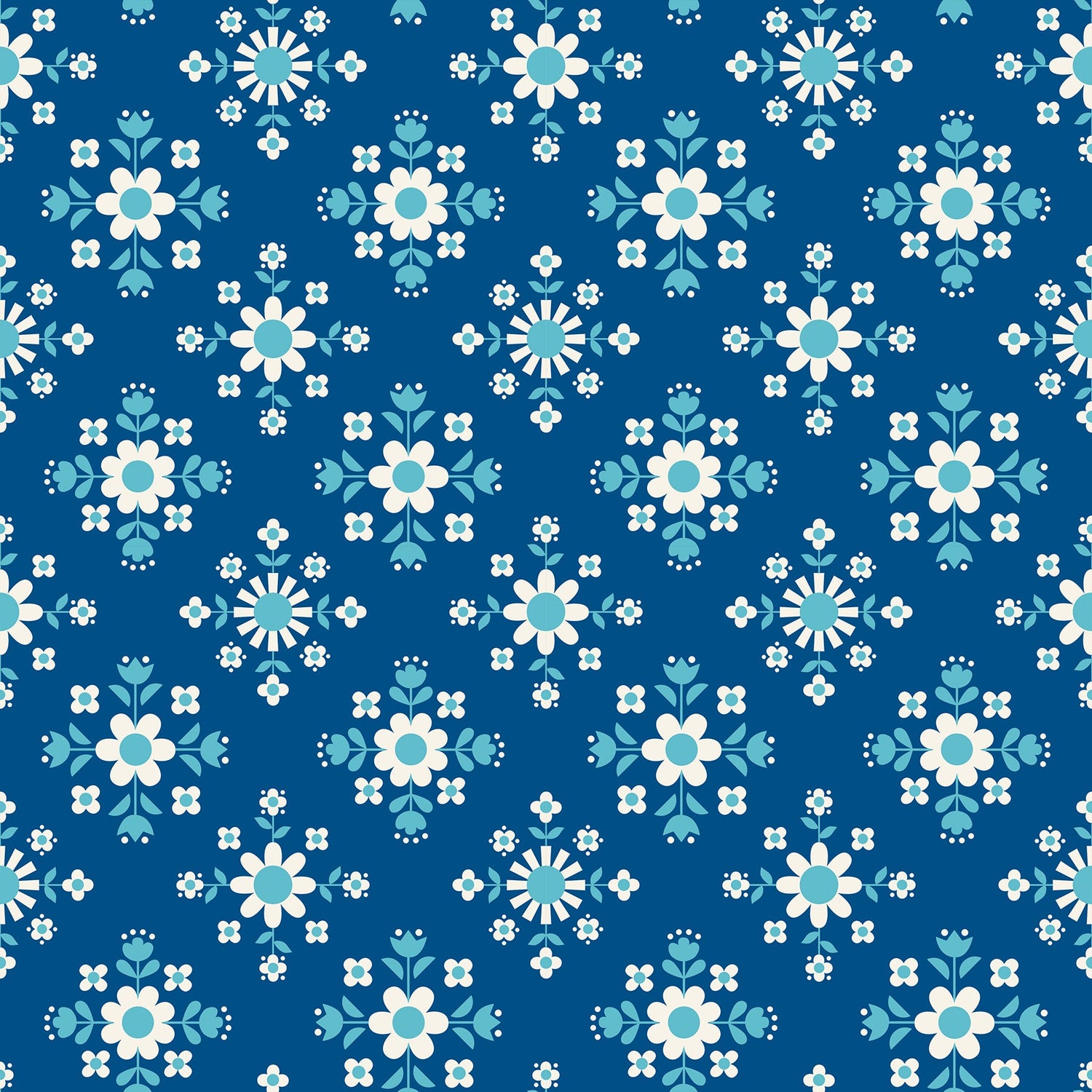 Darlings 2 Florametry - Bluebell ( Ruby Star Society ) cotton quilting fabric