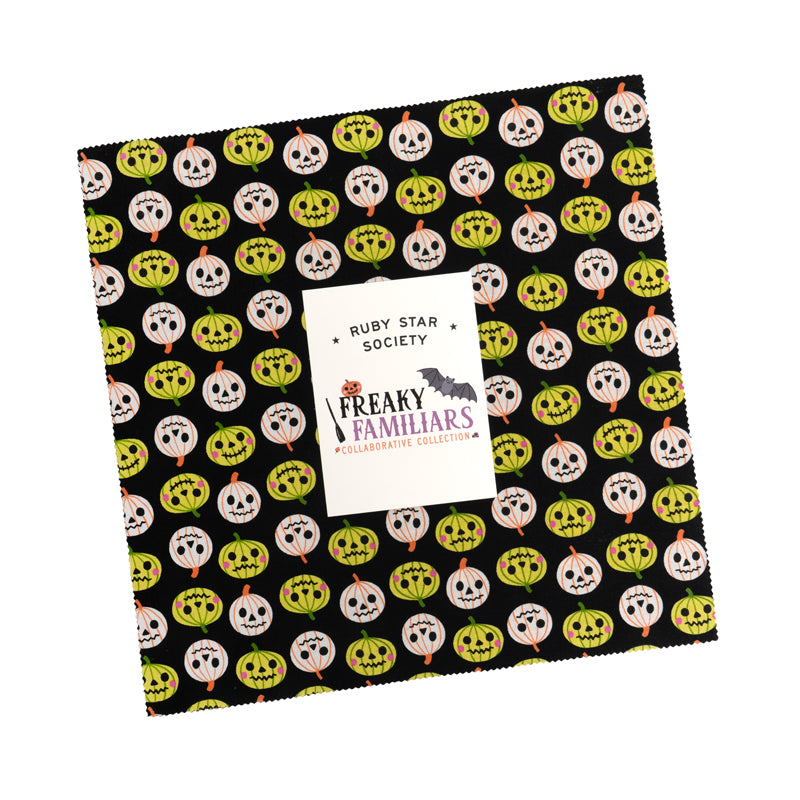 Halloween-themed product with pumpkins and ghosts on a black background, featuring the Ruby Star Society brand.