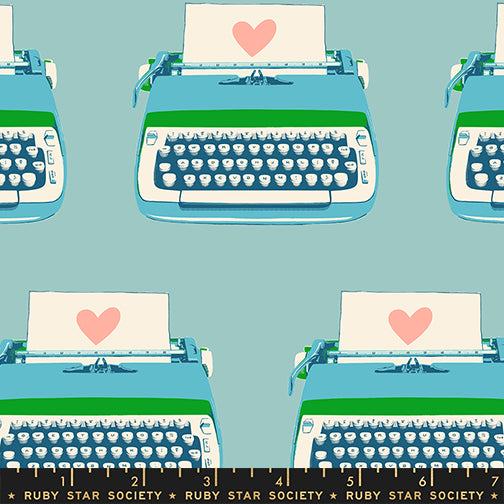 Best Day Ever - Typewriter - Turquoise RS0104 15