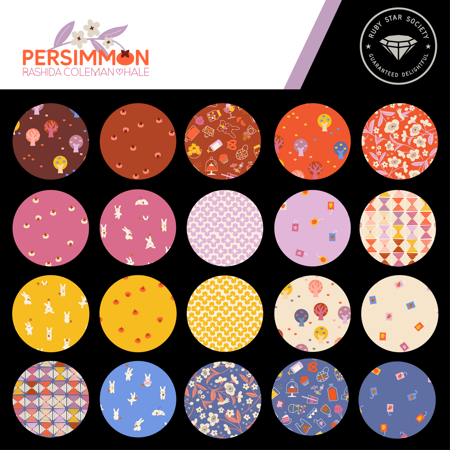 Persimmon - Fat Quarter Bundle by Rashida Coleman Hale
