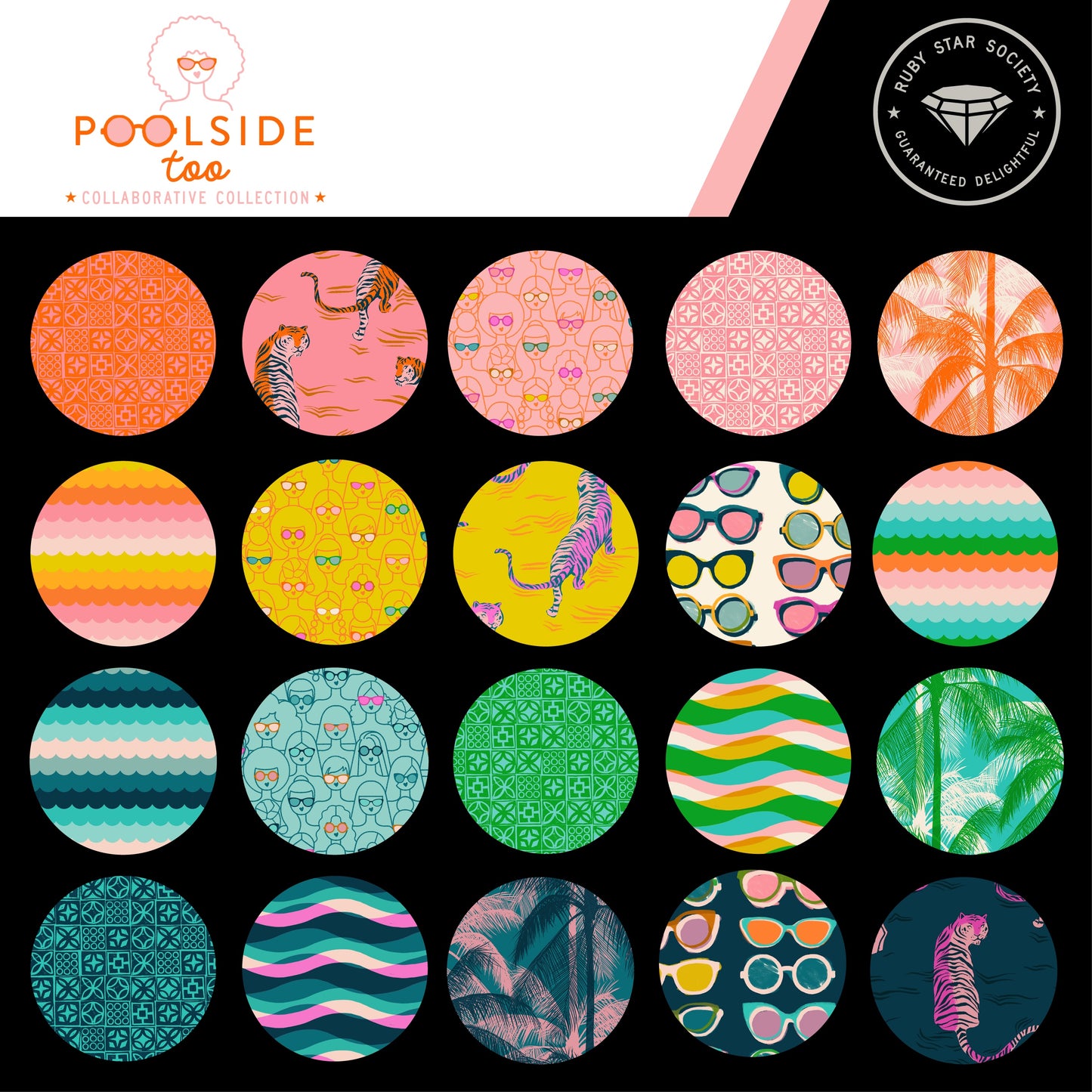 Poolside too - Fat Quarter Bundle