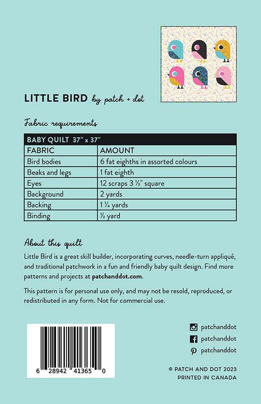 Little Bird - Patch and Dot