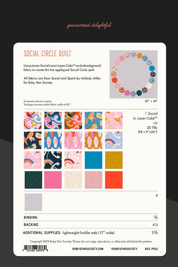 Social Circle Quilt - Ruby Star Society